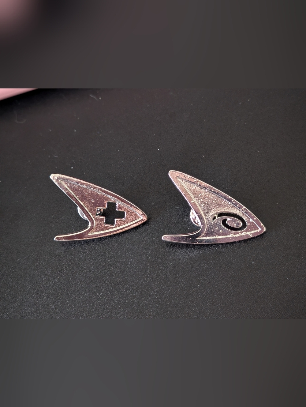 Star Trek Inspired Communicator Badge Pin Set Sci Fi Enamel Pins Cosplay